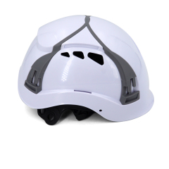 Security Personal Protective Vented Work Safety Helmet Hard Hat with 6-point Adjustable Ratchet Suspension