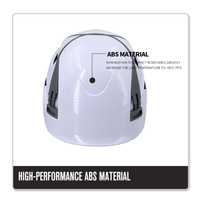 Security Personal Protective Vented Work Safety Helmet Hard Hat with 6-point Adjustable Ratchet Suspension