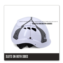 Security Personal Protective Vented Work Safety Helmet Hard Hat with 6-point Adjustable Ratchet Suspension