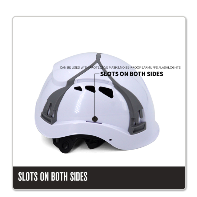 Security Personal Protective Vented Work Safety Helmet Hard Hat with 6-point Adjustable Ratchet Suspension