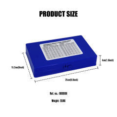 407 Pieces SAE Universal O-Ring Kit Rubber Seals O Rings