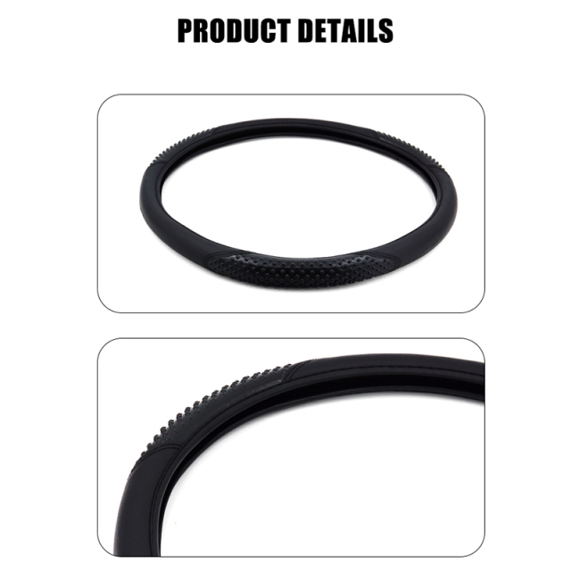 Large Size Steering Wheel Cover PVC Material Great Grip Anti-Slip Design