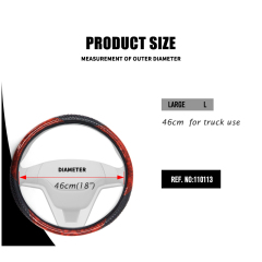 Large Size Steering Wheel Cover PVC Material Great Grip Anti-Slip Design