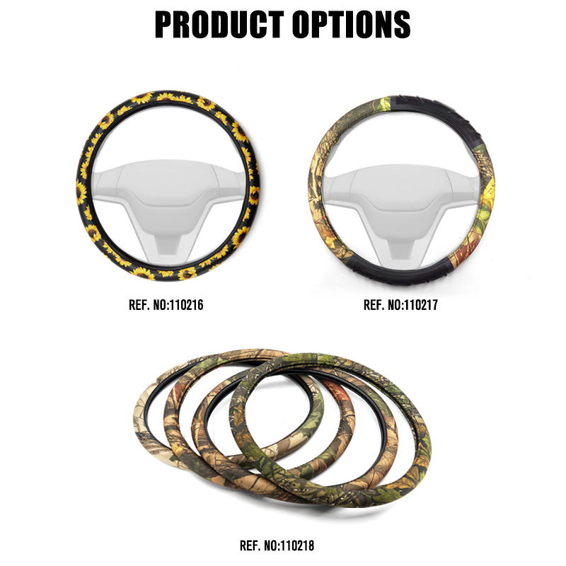 Large Size Steering Wheel Cover PVC Material Great Grip Anti-Slip Design