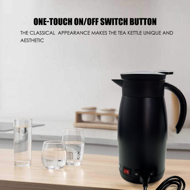 12v/24v Portable Car Electric Boiling Hot Water Heater Kettle Boiler for Car