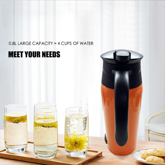 12v/24v Portable Car Electric Boiling Hot Water Heater Kettle Boiler for Car