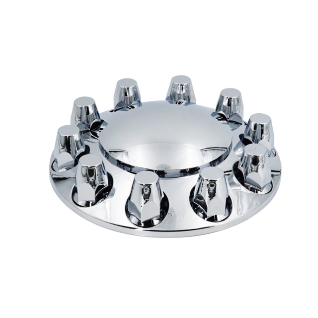 Chromed Front Axle Lug nut cover set