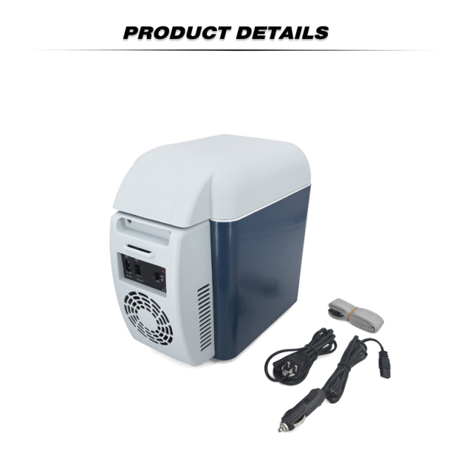 12V DC Portable 7.5L Thermoelectric Cooler and Warmer Auto Camping Car Freezer Portable Refrigerator Cooler
