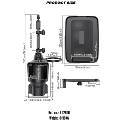 Car Multifunctional Tray Cup Holder