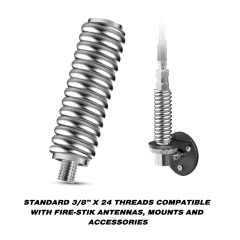 Medium Duty Stainless Steel Antenna Spring