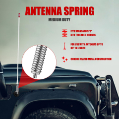 Medium Duty Stainless Steel Antenna Spring
