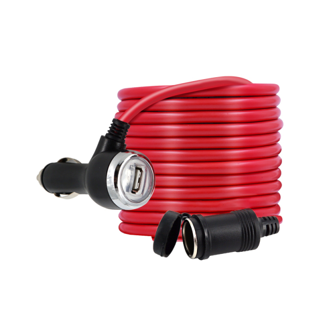 Power Outlet 12 Volt Extension Outlet with USB Port