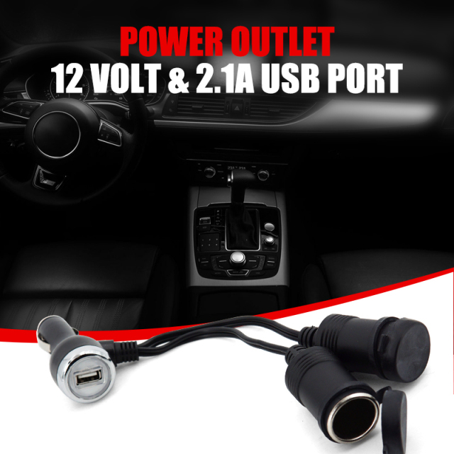 Power Outlet 12 Volt Outlet with USB Port