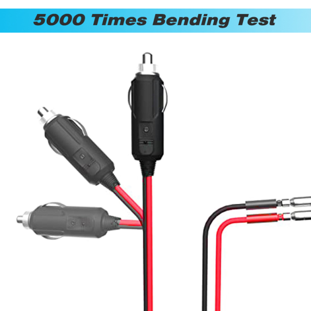 12V Fused Cigarette Lighter Plug with Leads