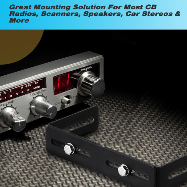 Adjustable Universal Mounting Bracket for Cb Radio Transceiver