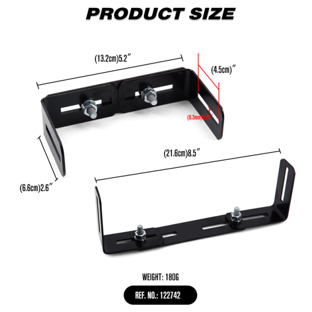Adjustable Universal Mounting Bracket for Cb Radio Transceiver