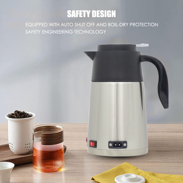 12v/24v Portable Car Electric Boiling Hot Water Heater Kettle Boiler for Car