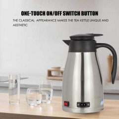 12v/24v Portable 1.3L Car Electric Boiling Hot Water Heater Kettle Boiler for Car