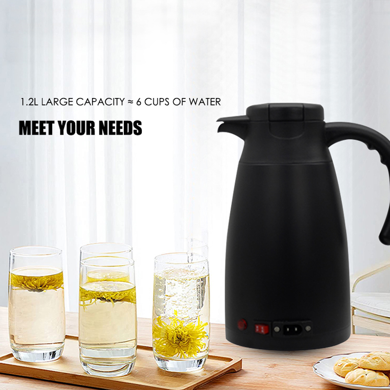 12v/24v Portable Car Electric Boiling Hot Water Heater Kettle Boiler for Car