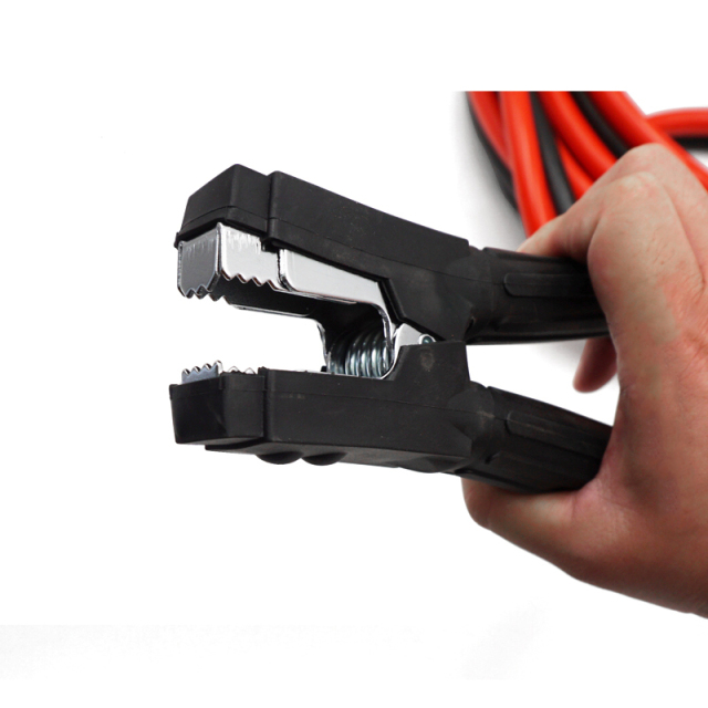 Jumper Cables 1 Gauge 25 Feet Heavy Duty Booster Cables with Carry Bag Jump Start Dead or Weak Batteries for Car