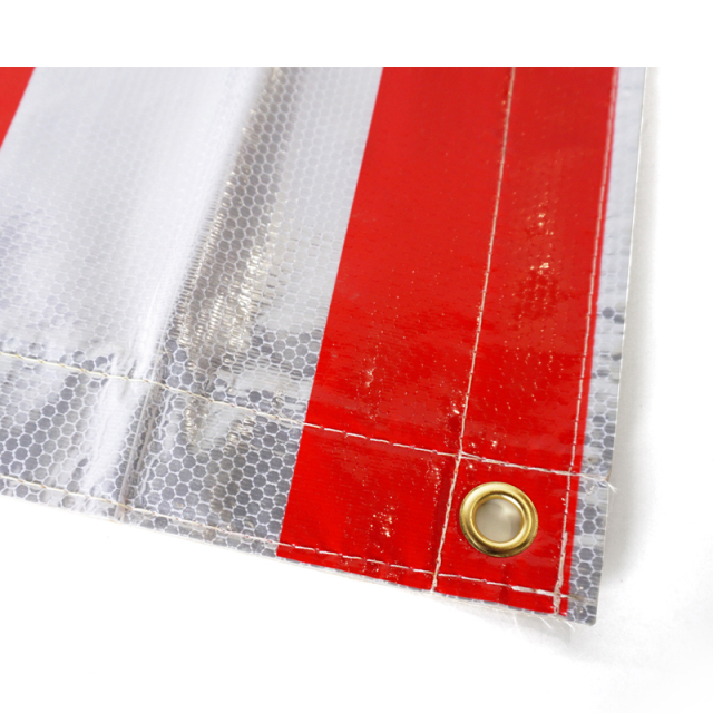 FMCSA 393.87 Approved Silk Screen Print UV Resistant Grade 4 18"x 96" Reversible "D" and Oversize Load Banners