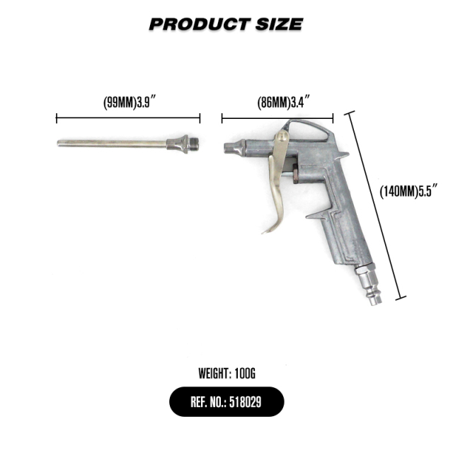 Air Blow Gun Air Compressor Accessory Tool Dust Cleaning and Blower Gun