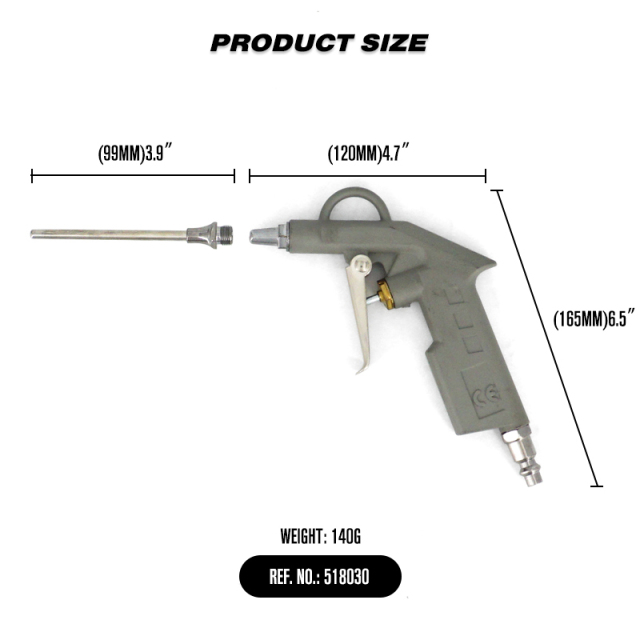 Air Blow Gun Air Compressor Accessory Tool Dust Cleaning and Blower Gun