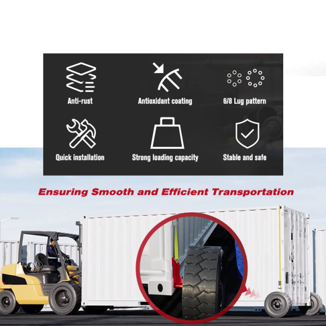 Shipping Container Wheel 6-Lug Kit