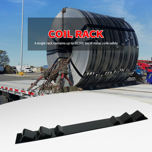 Coil Rack Flatbed Trailer Steel Coils