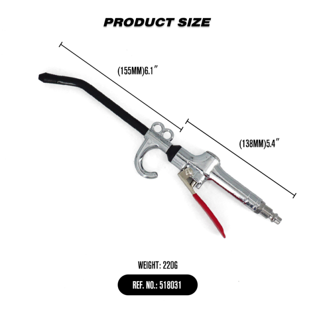 Car Cleaning Air Nozzle Blower Gun Pistol Grip Air Blow Tool Compressor Accessories for Vehicle Industrial Household Mechanics