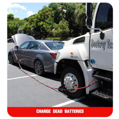 Jumper Cables 28FT 4 Gauge/600A Booster Cables with Plug-in Connector