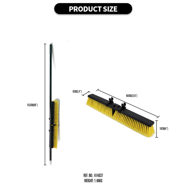 Heavy-Duty Cleaning Brush and Broom Set Outdoor Commercial for Cleaning