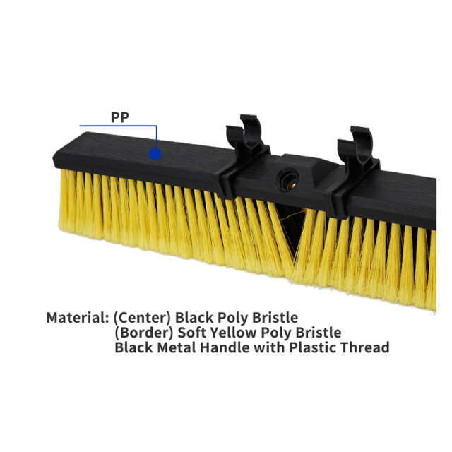 Heavy-Duty Cleaning Brush and Broom Set Outdoor Commercial for Cleaning