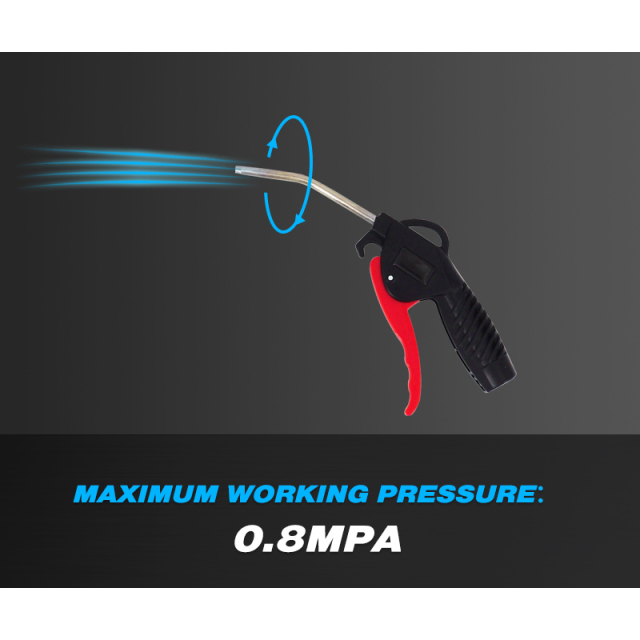 Car Cleaning Air Nozzle Blower Gun Pistol Grip Air Blow Tool Compressor Accessories for Vehicle Industrial Household Mechanics