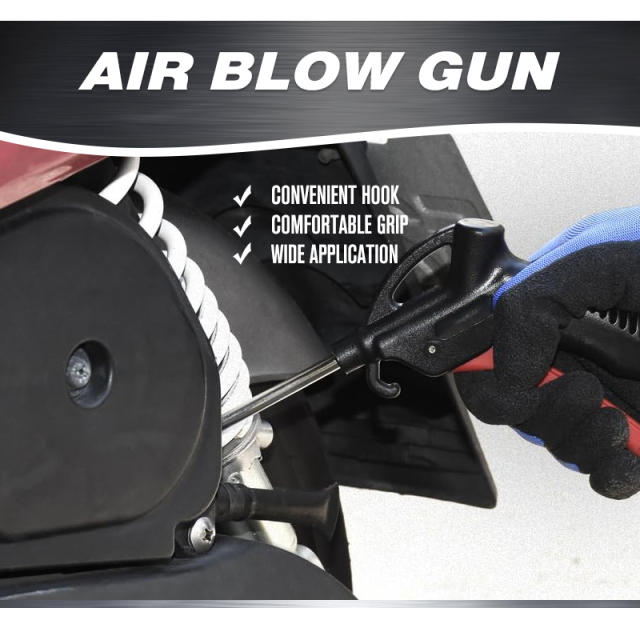 Car Cleaning Air Nozzle Blower Gun Pistol Grip Air Blow Tool Compressor Accessories for Vehicle Industrial Household Mechanics