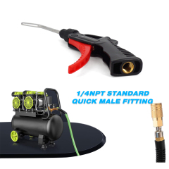 Car Cleaning Air Nozzle Blower Gun Pistol Grip Air Blow Tool Compressor Accessories for Vehicle Industrial Household Mechanics