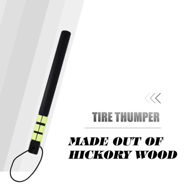Tire Thumper Hickory Tire Knocker Tire Checker With Grip Fluorescent Tape