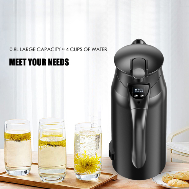 12v/24v Portable 0.8L Car Electric Boiling Hot Water Heater Kettle Boiler for Car