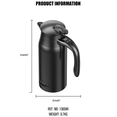 12v/24v Portable 0.8L Car Electric Boiling Hot Water Heater Kettle Boiler for Car