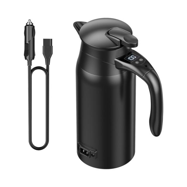 12v/24v Portable 0.8L Car Electric Boiling Hot Water Heater Kettle Boiler for Car