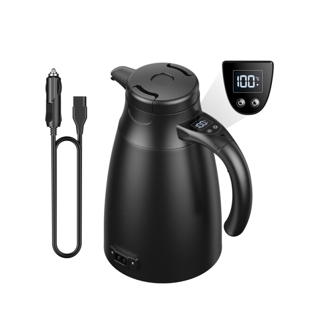 12v/24v Portable 1.3L Car Electric Boiling Hot Water Heater Kettle Boiler for Car