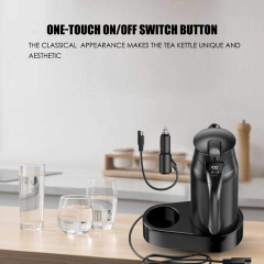 12v/24v Portable 0.8L Car Electric Boiling Hot Water Heater Kettle Boiler for Car