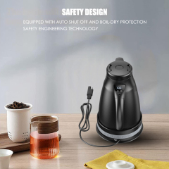 12v/24v Portable 1.2L Car Electric Boiling Hot Water Heater Kettle Boiler for Car