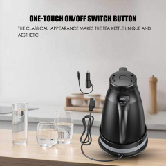 12v/24v Portable 1.2L Car Electric Boiling Hot Water Heater Kettle Boiler for Car