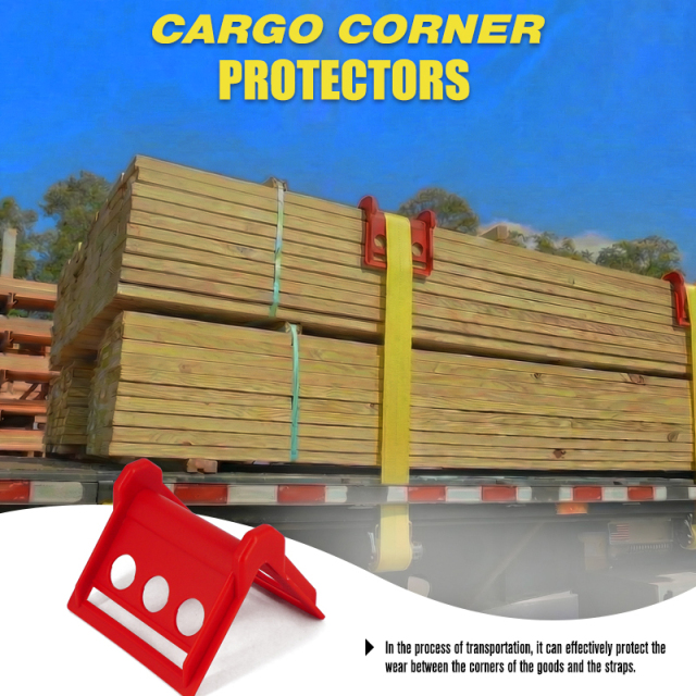 Cargo Edge Protectors Plastic Tie Down Protectors Prevents Damage to Cargo Edges and Webbing