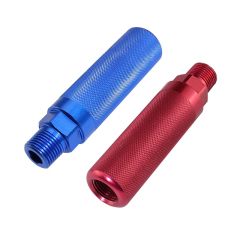 Aluminum Gladhand Grips Glad Hand Extension Handle Set Red Blue for Truck and Trailers Easier Coupleling