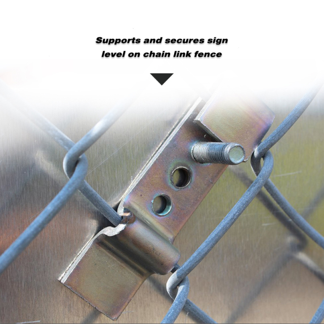 Chain Link Fence Sign Mounting Bracket