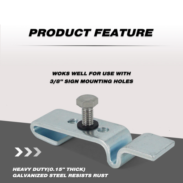 Chain Link Fence Sign Mounting Bracket