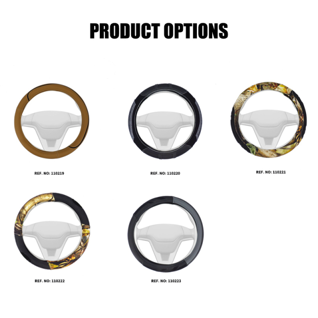 Large Size Steering Wheel Cover PVC Material Great Grip Anti-Slip Design