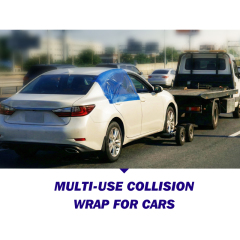 Collision Crash Wrap 36" X 100' X 3.5 MIL Wreck Wrap for Damaged Vehicles